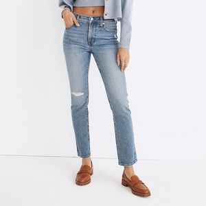 NWT Madewell Mid-Rise Perfect Vintage Jean in Ainsdale Wash